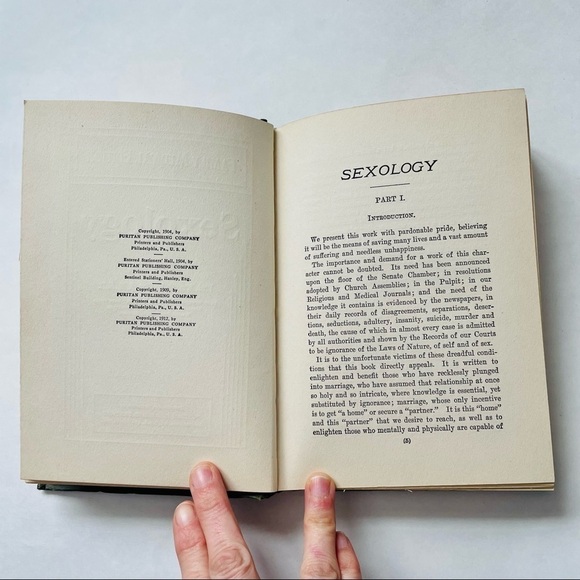Hardcover Copy Book Sexology Family Medical Edition Rare Antique 1912 Puritan - Picture 8 of 9
